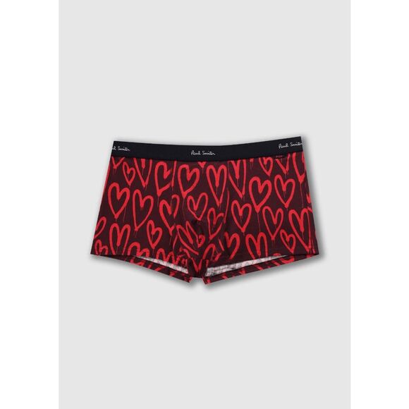 Paul Smith Men's Pop Graffiti Heart Trunks - Red XL - Picture 2 of 10